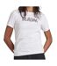 T-shirt Blanc Femme G-Star Raw Anglaise Graphic Raw - L