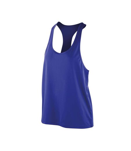 Spiro Womens/Ladies Softex Stretch Sleeveless Tank Top (Sapphire) - UTRW5174
