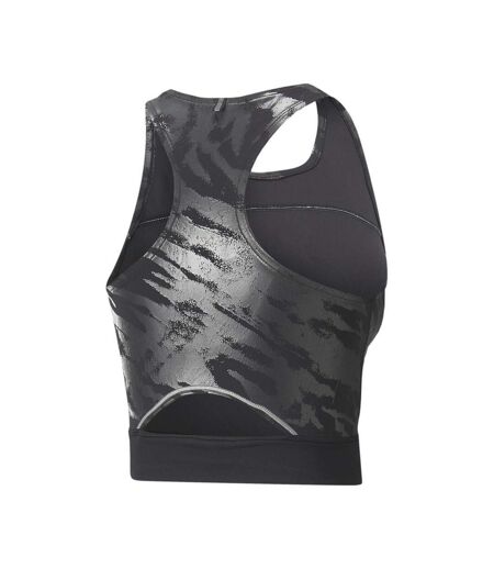 Débardeur Gris Femme Puma Run High Crop Tank - M