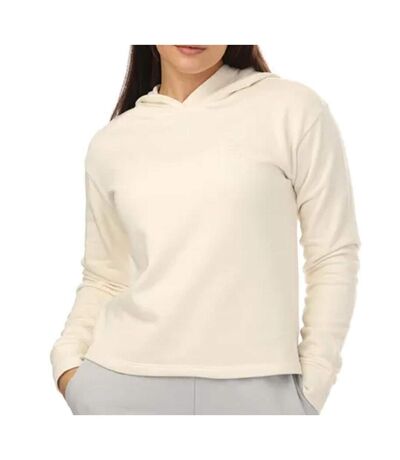 Sweat à Capuche Écru Femme Adidas Cropped HE6885 - 14A