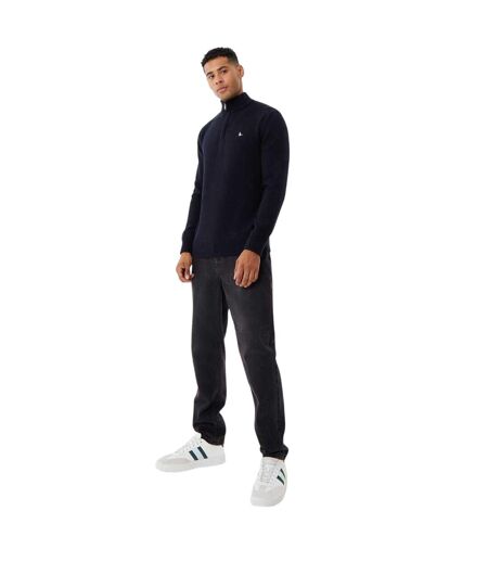 Mens Funnel Neck Jumper Black Jack Wills