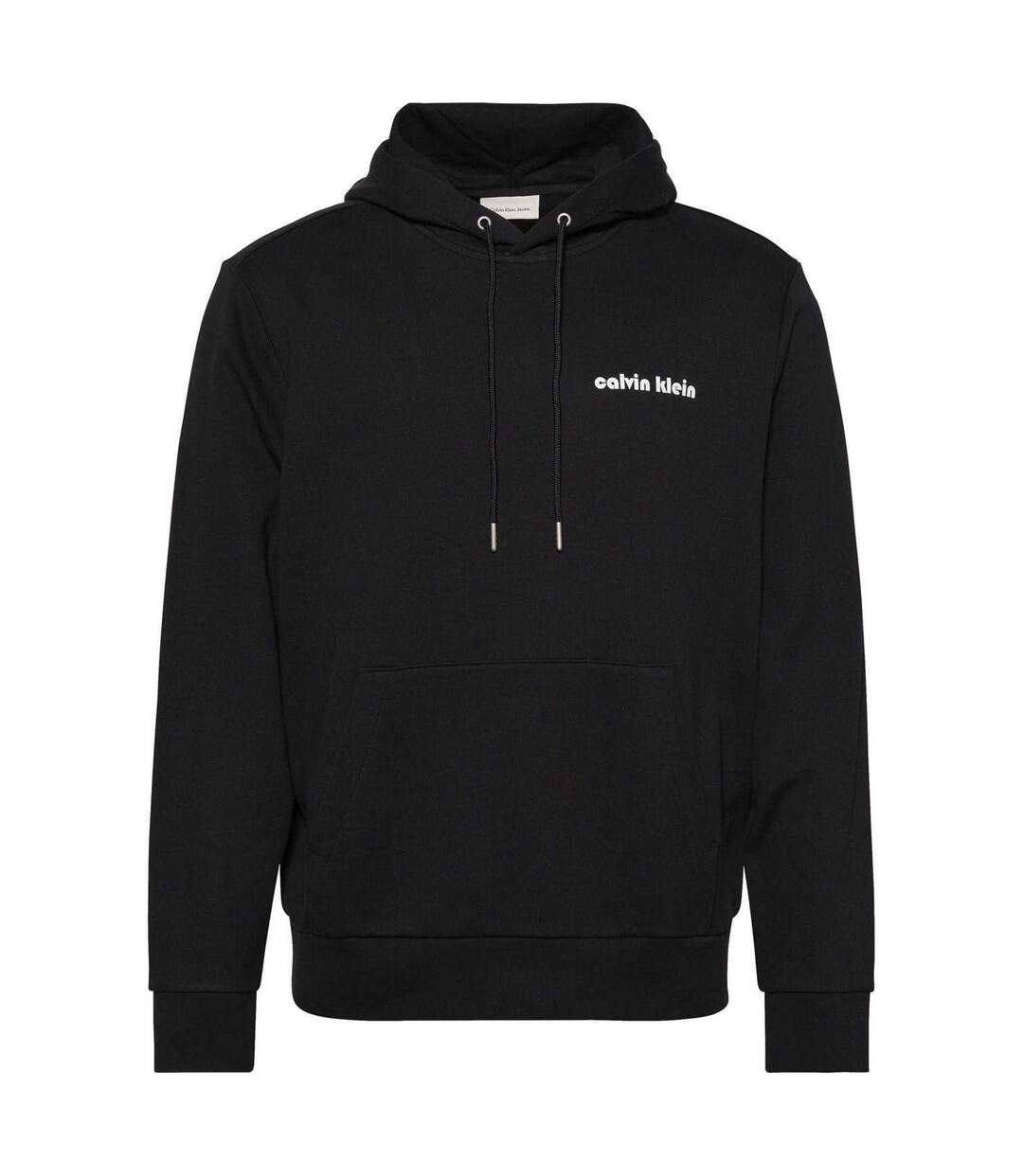 Mens Relaxed Fit Hoodie Black Calvin Klein-1