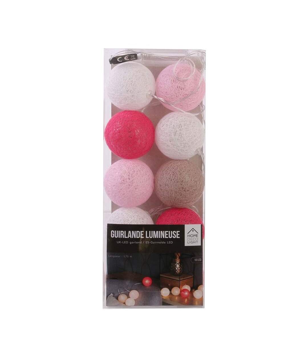 Guirlande lumineuse boules 10 LEDs 175 cm-2