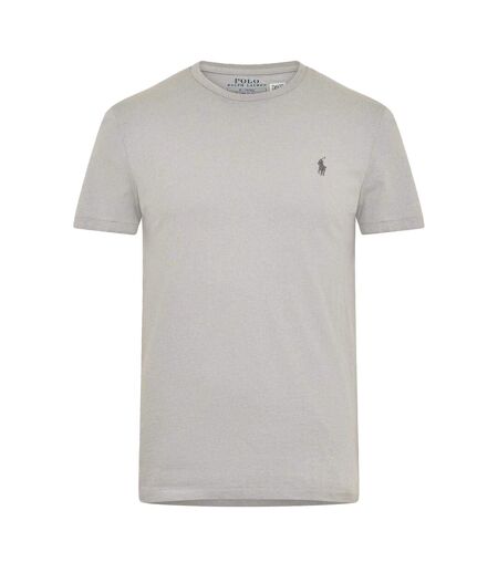 Mens Custom Regular T-shirt Soft Grey Ralph Lauren