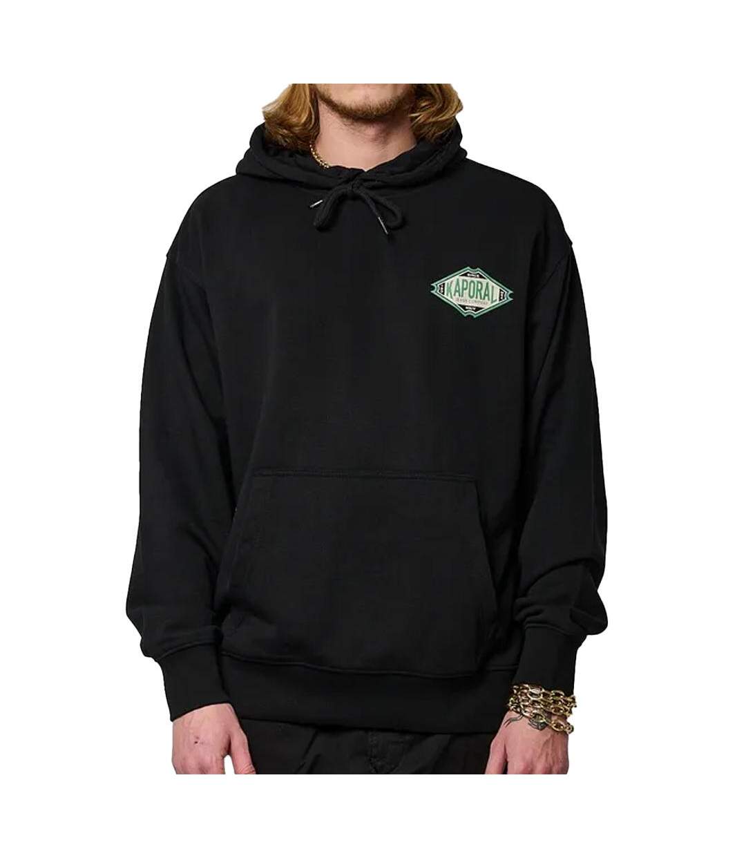 Sweat noir homme kaporal touti-1