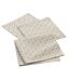 Lot de 3 Serviettes de Table Méridienne 40x40cm Gris-1