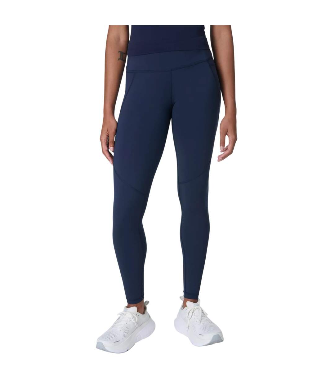 Legging Entraînement Power Femme Bleu Marine Sweaty Betty-4