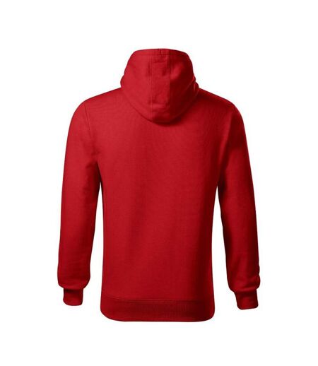 Sweat À Capuche Cape Free Homme Rouge Malfini