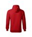 Sweat À Capuche Cape Free Homme Rouge Malfini-2
