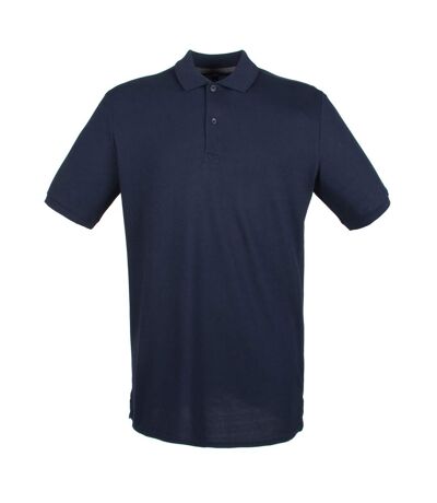 Henbury Mens Modern Fit Cotton Pique Polo Shirt (Oxford Navy) - UTPC2590