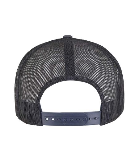 Flexfit Casquette De Baseball À Visière Plate Adulte Unisexe Bleu Marine Blanc Bleu Marine Foncé Yupoong