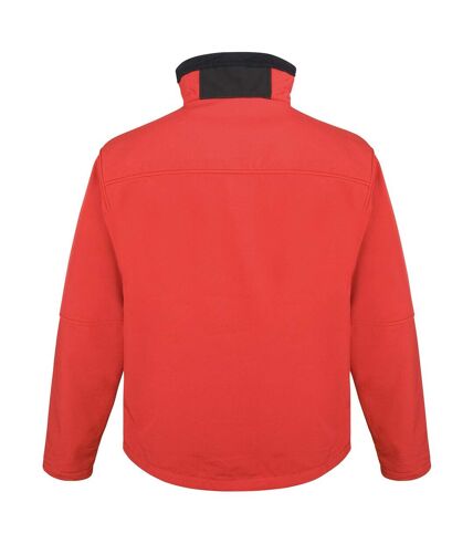 Mens activity soft shell jacket red Result