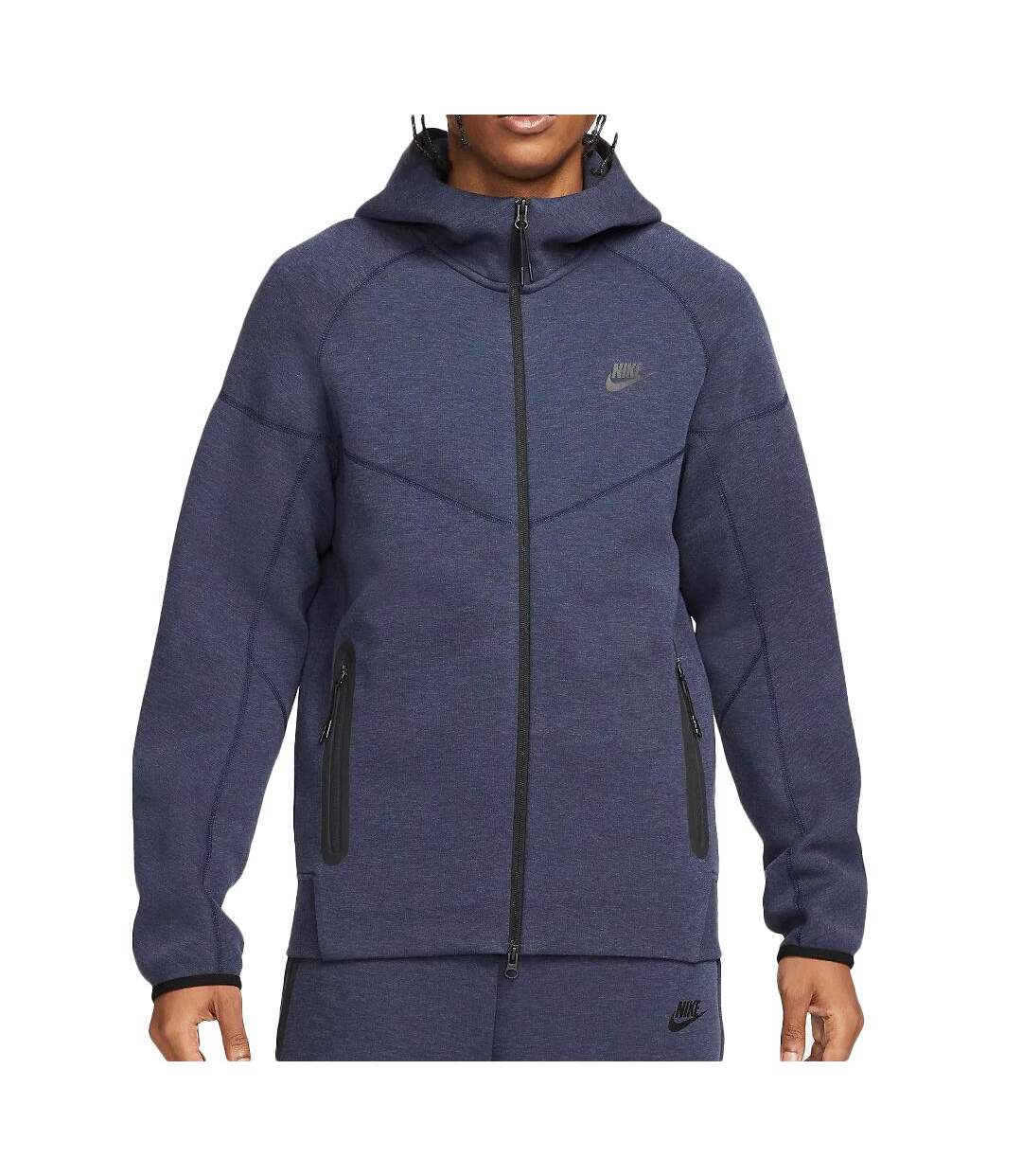 Sweat Zippée Marine Homme Nike Tech Fleece Windrunner - L-1