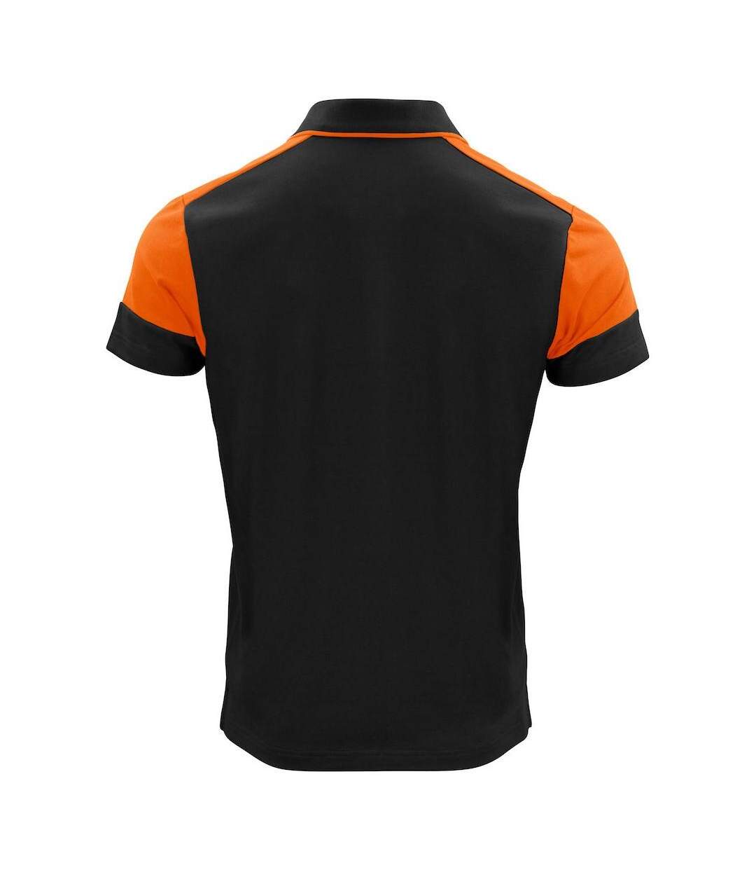 Polo Prime Homme Noir Orange Printer-2