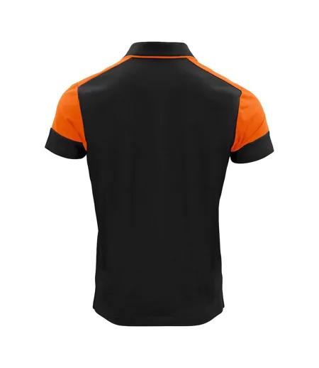 Polo Prime Homme Noir Orange Printer