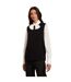 Womens/ladies Plain Sleeveless Shirt Black Ted Baker-4