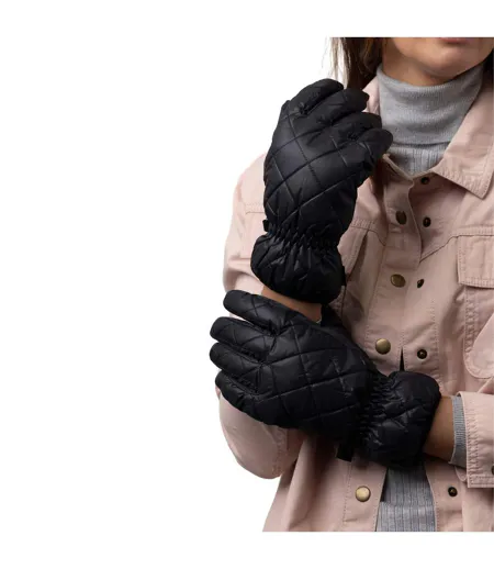 Gants Femme Impermeable Matelassés Thermiques S/M