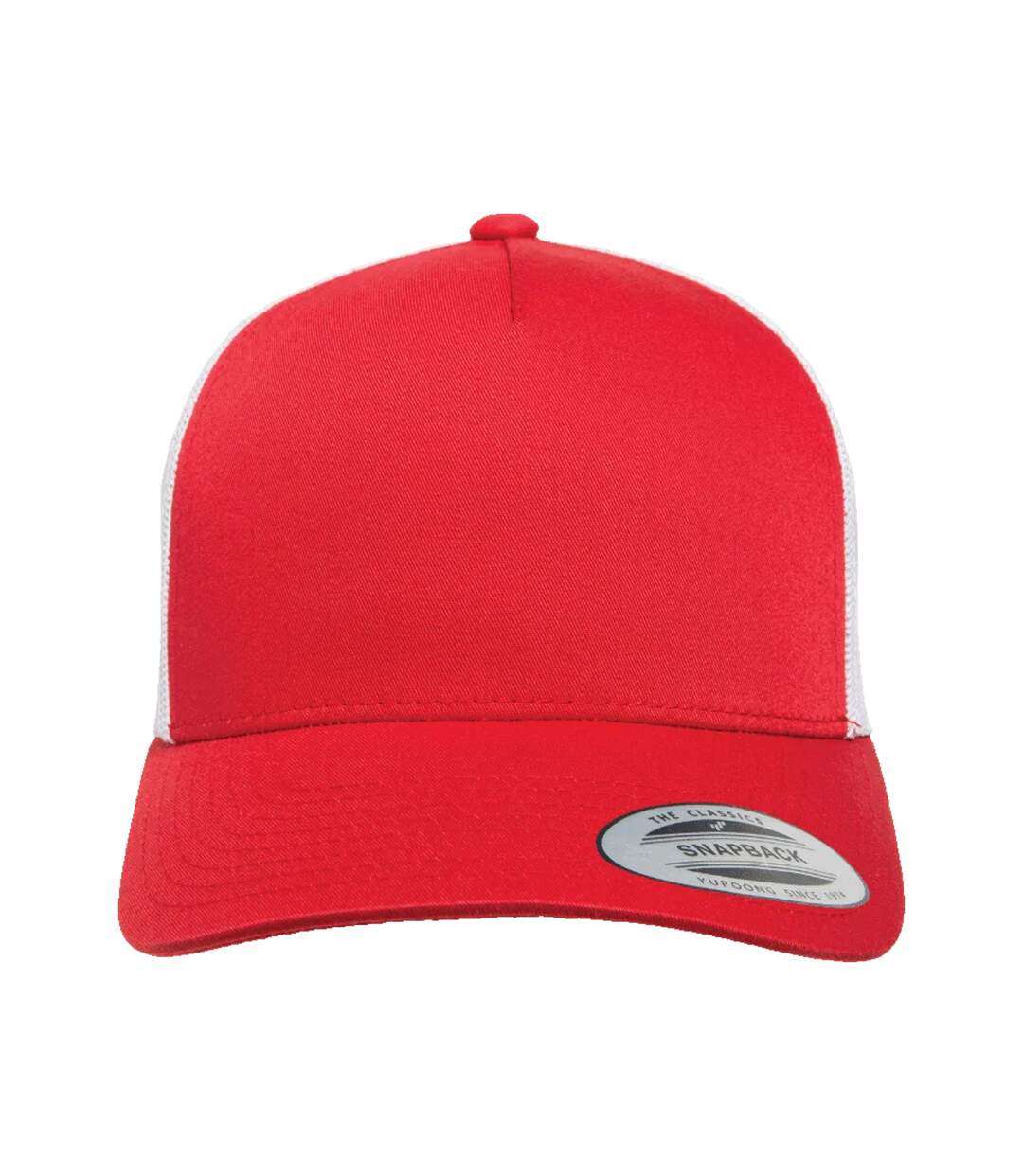 Casquette Trucker Retro Rouge Blanc Flexfit-3