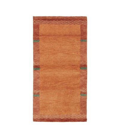 Tapis shaggy fait main en laine motif simple NEMCI