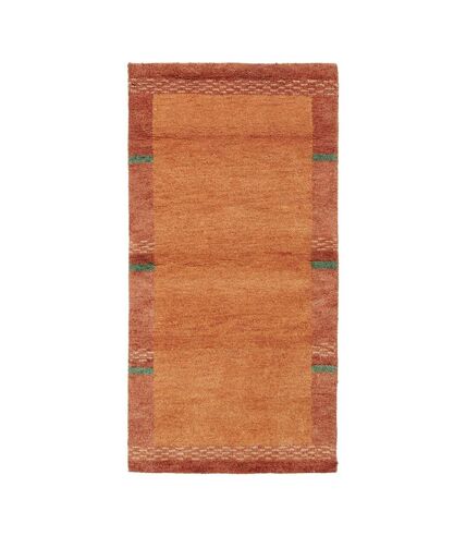 Tapis shaggy fait main en laine motif simple NEMCI