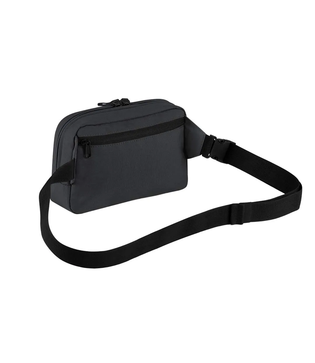 Premium Recycled Crossbody Bag One Size Graphite Grey Bagbase-2