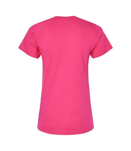 T-shirt Softstyle Femme Rose Gildan