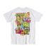 T-shirt Motif/style Bande Dessinée Adulte Blanc Teenage Mutant Ninja Turtles-3