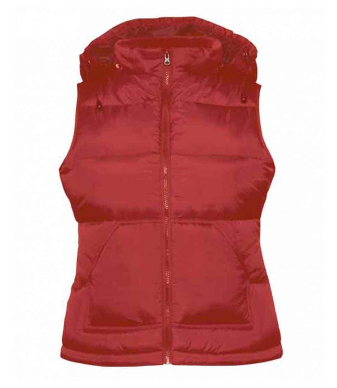 Doudoune femme sans manches - Bodywarmer JW935 - rouge