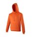 Awdis Unisex Electric Hooded Sweatshirt / Hoodie (Electric Orange) - UTRW166
