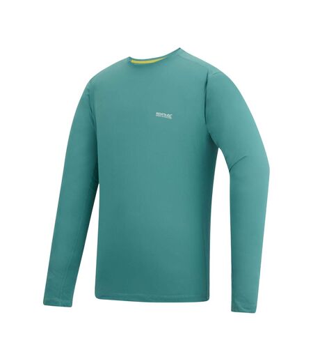 T-shirt Manches Longues Motif/style Logo Mindo Homme Bleu Clair Regatta