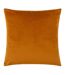 Henley jacquard velvet cushion cover 50cm x 50cm ginger/grey Paoletti