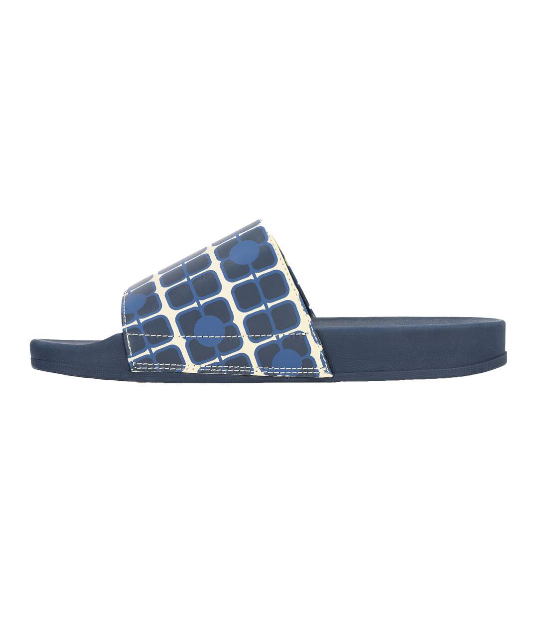 Womens/ladies Orla Kiely Sliders Navy Regatta-3