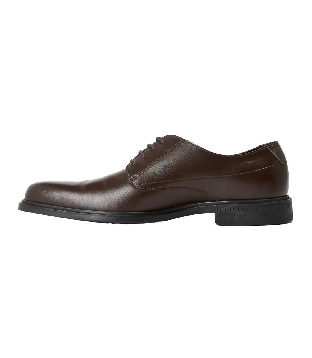 Mens Kerr Leather Derby Shoes Dark Brown Hugo Boss-2