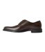 Mens Kerr Leather Derby Shoes Dark Brown Hugo Boss-2