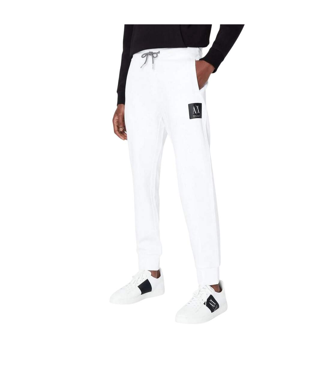 Mens Joggers White Armani Exchange-4