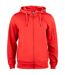 Veste À Capuche Basic Active Homme Rouge Clique-1