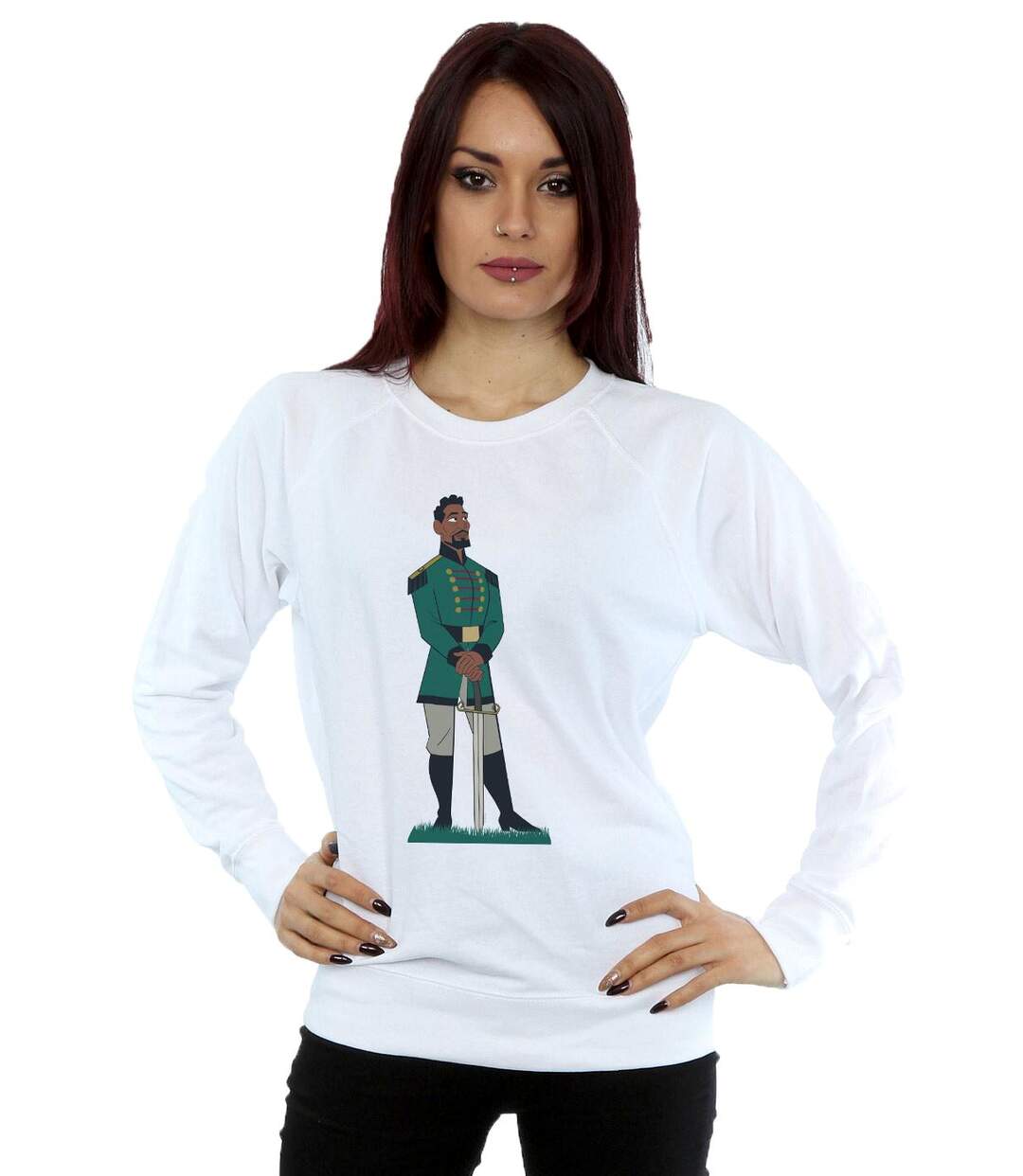Disney - Sweat FROZEN MATTIAS - Femme (Blanc) - UTBI18821-2