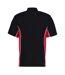 GAMEGEAR Mens Track Polycotton Pique Polo Shirt (Black/Red)