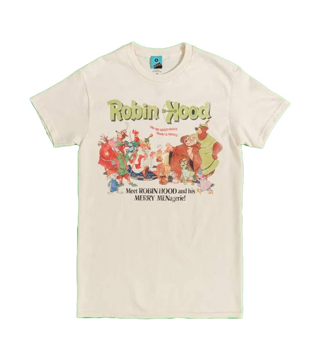 T-shirt Motif/style Poster Du Film Adulte Beige Robin Hood-2