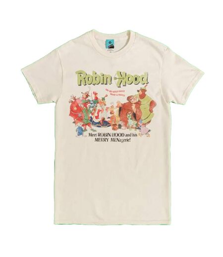 T-shirt Motif/style Poster Du Film Adulte Beige Robin Hood