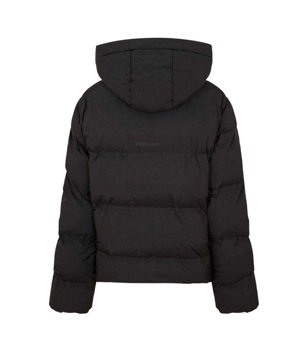 Womens/ladies Polyester Puffer Jacket Black Everlast-2