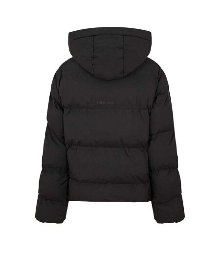 Womens/ladies Polyester Puffer Jacket Black Everlast