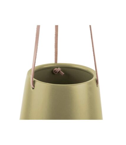Cache-pot design suspendu médium Skittlie - H. 66 cm – Vert olive