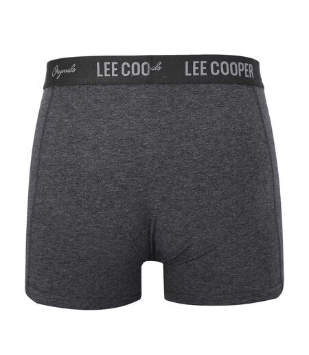 Pack Of 10  Mens Boxer Shorts  Grey Charcoal Black Lee Cooper