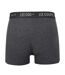 Pack Of 10  Mens Boxer Shorts  Grey Charcoal Black Lee Cooper-3