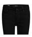 Womens/ladies New Luz Plain Skinny Jeans Black Replay-3