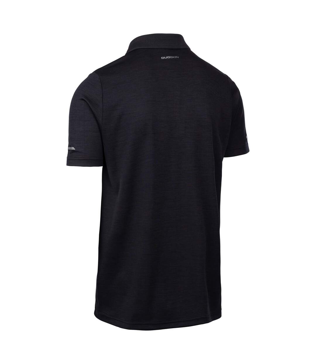 Mens mckay active polo shirt dark flint marl Trespass-2