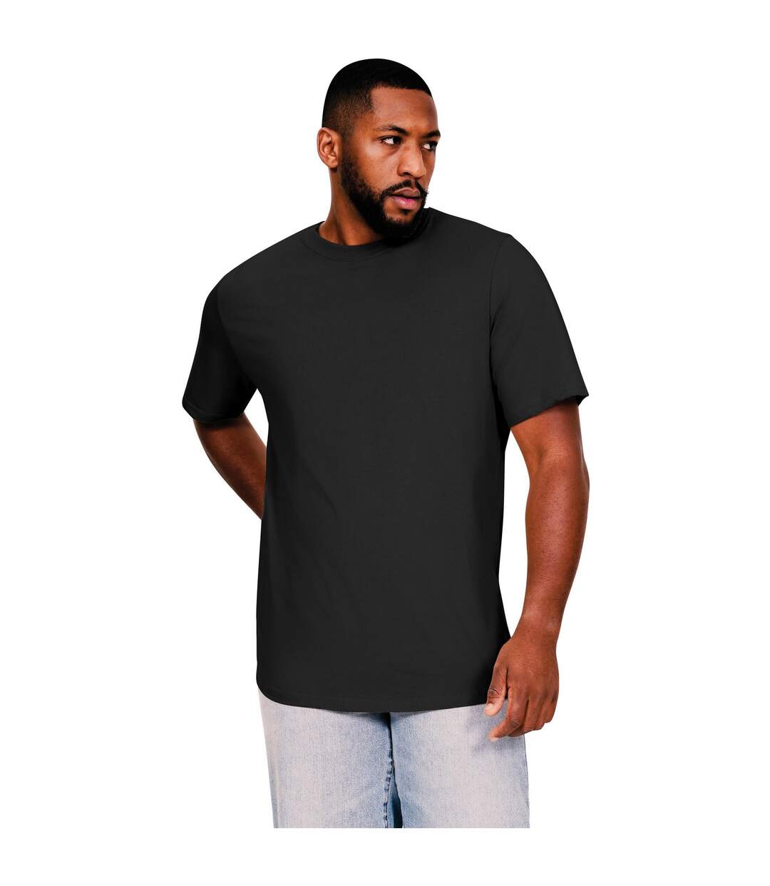 T-shirt Core Homme Noir Casual Classics-1