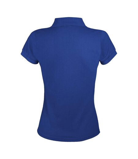 SOLs Womens/Ladies Prime Pique Polo Shirt (Royal Blue)