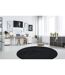 Tapis Rond à Poils Longs Rabbit 160cm Anthracite-2